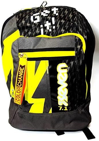 Backpack SEVEN Photosensitive flash upnero Fantasia saette Headset riavvolgibil