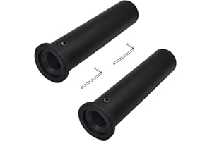 LFJ Nylonowy adapter olimpijski przekształca standardowe słupki obciążeniowe 2,5 cm na 5 cm słupki olimpijskie (30 cm, 2)