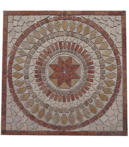 Miletos Stone Collection Carreau de mosaïque en nid d'abeille en