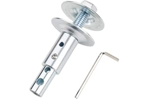 QZATACAEN Bench Arbor Extension 1/2" and 5/8"/ Motor Arbor Threaded Shaft Adapter for Buffing Grinding Wheels/Fit for Bench Grinder - 1 Pack