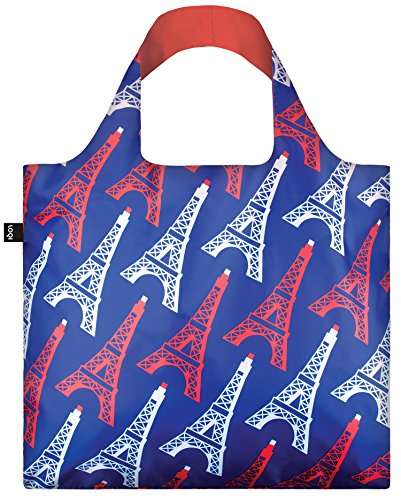 Preisvergleich Produktbild LOQI Travel Einkaufstasche / Reisetasche Reise-Henkeltasche, 4 cm, Eiffel Tower