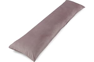 Totsy Baby Cuscino per chi dorme sul fianco con imbottitura e rivestimento: 145 x 40 cm cuscino per allattamento cuscino per gravidanza cuscino di posizionamento per neonati e adulti Rosa