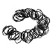 Approx. 200pcs Tattoo Machine Elastic Rubber Bands Octagon Black
