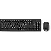 Kablosuz T&uuml;rk&ccedil;e Q Klavye Mouse Seti, 2.4GHz USB Alıcılı, Sessiz Tuş Mekanizması, 1600 DPI Ayarlanabilir Mouse, Ergonomik Tasa