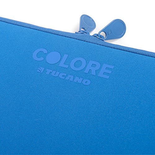 Tucano Second Skin Colore Neopren-Hülle für widescreen Notebooks 33 cm (13 Zoll) und 14 Zoll, blau - 6