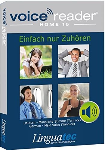 Voice Reader Home 15 Deutsch - männliche Stimme (Yannick): Das Vorleseprogramm der Extraklasse