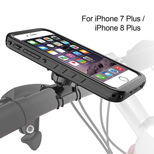 Gelink iPhone 8 Plus Bike Kit, Supporto Bicicletta e Protettiva Custodia per iPhone 7 Plus, AntiGraffio Antiurto Porta Supporto Manubrio Bici/Moto per iPhone 8 Plus/iPhone 7 Plus (5,5 Pollici)