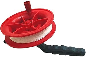 BAULMD Winder Kite String, Drachenschnur Seilwinde Seilrolle mit 100m Drachenschnur, Kite Bedarf Outdoor Spielzeug, für Kinder Erwachsene DIY Drachen Workshops (100m)