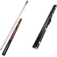 Laxmi Ganesh Billiard Snooker and Pool L.P Handmade cue Stick with Extension and Leather cue case