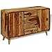 Produktbild Lingjiushopping Sideboard aus Holz Sheesham 140 x 40 x 87 cm Abmessungen: 140 x 40 x 87 cm (L x T x H) Buffet und Kommoden