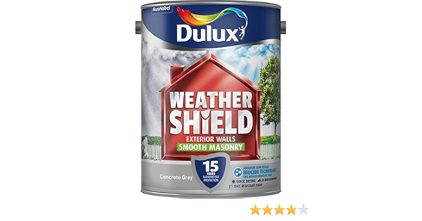 dulux concrete grey masonry paint