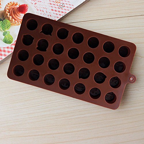 HENGSONG Emoji Emoticon Silikon Schkoladenform Selber Machen DIY Pralinenformen - 2