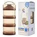 GWELL BPA Free Four Chamer Formula Milk Powder Dispenser and Snack Container Coffee