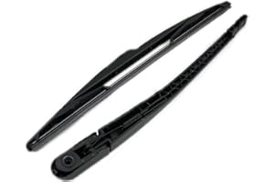 Viviance Parabrisas trasero Brazo y Limpiaparabrisas Limpiaparabrisas compatible con Peugeot 206 207