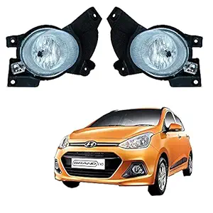 Autopearl Car Fog Lamp Light for i10 Grand (Set of 2)