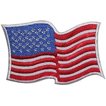 Écusson Thermocollant Drapeau Américain - Patch à Repasser Ou à Coudre - Style Military - Taille Unique