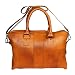 Leather World Rust Mango 14 inch Laptop Office Shoulder Bag (Guaranteed Genuine Leather) RS.3499.00
