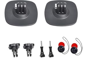 Fotoleey Soporte adhesivo flexible para Insta360 X4, X3, X2, One RS, para casco, salpicadero, tabla de surf, monopatín