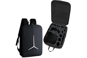 PALUMMA Funda portátil para mochila DJI AVATA, impermeable, a prueba de golpes, funda rígida para gafas DJI Avata, 2 gafas de vuelo FPV y funda de transporte para drones/mochila rígida (nailon),