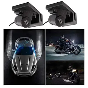 CLOUDSALE ; Your Store. Your Place Wing Projector/Shadow Light/Ghost Light Universal for all Cars and Bike