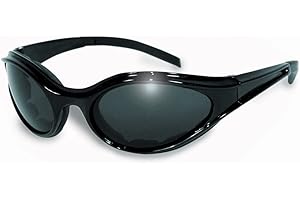 GLOBAL VISION Shatterproof Padded UV400 Wraparound Ski & Snowboarding Sunglasses Complete With Free Microfibre Storage Pouch & Global Eyewear Store Lens Cloth