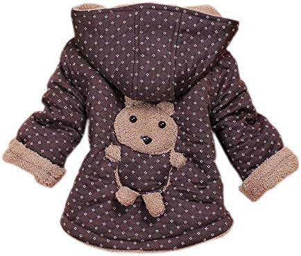 Baby Girls Kids Toddler Floral Faux Fur Fleece Lapel Coat Winter Warm Jacket Princess Outwear (2-3 Y, beige)