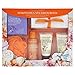 Calcot Manor Bath and Body Spa favourites gift set including hand and body lotion, bath salts, body scrub, shower and bath gel, a luxury wash cloth and a luxury body puff