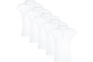 A2Z 4 Kids Girls Plain Polo Shirts Summer Tank Top and Tees New Casual Fashion Soft Feel School T Shirts Gifts for Childrens Age 3-13 Years