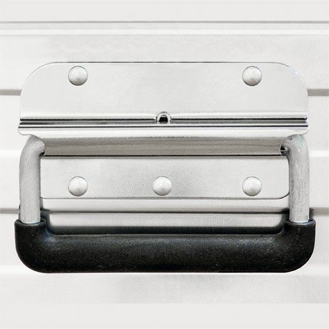 Enders Alubox 80 Liter + Schloss Set, hochwertig verarbeitet, mit Moosgummidichtung, Alukiste flexibel verwendbar als Transportbox und Lagerbox – Alukoffer Lagerkisten Metallkiste Metallbox Aluboxen Alukisten - 6