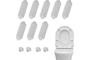 KSJEHW 8 sztuk stoper do sedesy i toaleta, zderzak do sedesy, zderzak do toaleta do domu, biura, hotelu