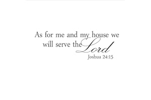 RAYLINEDO Christian Style Quote Wall Stickers Removable Art Vinyl Wall Sticker Decal Mural Home Room D��cor