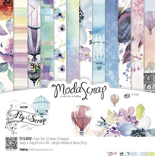 Scrapbooking PAPER PACK Fly & Scrap MODASCRAP PAPER LINE