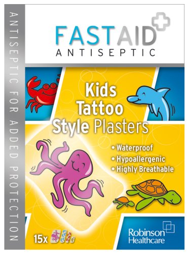 Preisvergleich Produktbild Fastaid Kinderpflaster, antibakteriell, 15 Stück