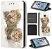 Produktbild CoverFix Premium Hülle für Samsung Galaxy S8 Flip Cover Schutzhülle Kunstleder Flip Case Motiv (1423 Katze Katzen Baby Grau Kätzchen)