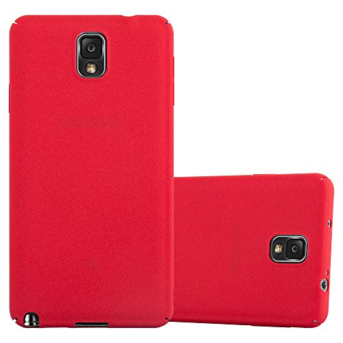 Cadorabo Funda para Samsung Galaxy Note 3 en Frosty Rojo - Cubierta Protección de Plástico Duro Super Delgada e Inflexible con Antichoque - Case Cover Carcasa Protectora Ligera