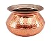 Indian Art Villa 4.8" X 6.0" X 4.0" Handmade Vintage Style Copper Punjabi Serving Handi Capacity 1500 ML High Quality For Use Restaurant Ware Hotel Ware Home Gift Item Dish Serving RS.1185.00