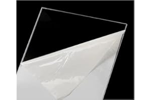 GSHUR 58cmx43cmx3mm Clear Acrylic Sheets, Clear Plexiglass Plastic Acrylic Sheet 3mm Thick, Transparent Plastic Sheet Plexiglass Panels for Decoration, Display, Picture Frame, Painting