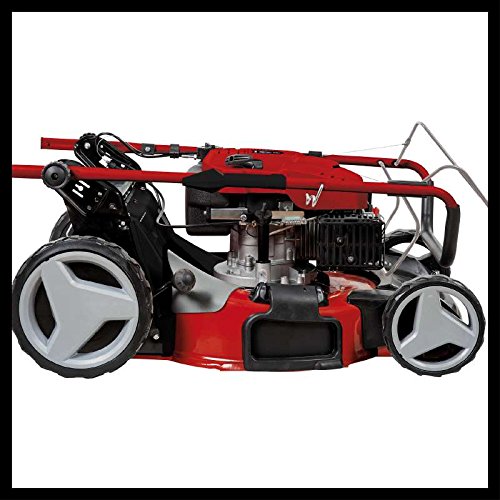 Einhell Benzin Rasenmäher GC-PM 56 S HW (2,8 kW, 56 cm Schnittbreite, 80 l Fangsack, Radantrieb, Mulchfunktion, Seitenauswurf, empfohlen bis 2200 m²) - 3
