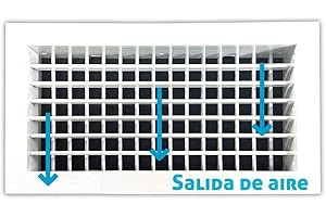 OEM SYSTEMS COMPANY Rejilla impulsion doble deflexion blanca Escoclima
