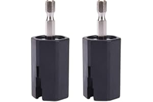 DAWEGLOP 2 Stück Saitenwickler Tuning Abzieher Elektrische Bohrmaschine für Gitarre Reparaturset