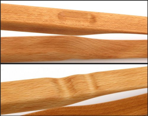 Grillzange Zetzsche 46 cm lang aus Buchen Holz, made in Germany - 5