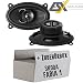 Produktbild Skoda Fabia 1 6Y Kombi Combi Heck - Lautsprecher Boxen ESX HZ462 | 9 x 15 cm (4x6er) | 2-Wege Koax Lautsprecher Boxen | Horizon HZ 462 | Auto Einbauzubehör - Einbauset