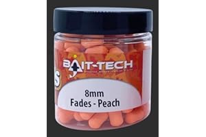 MALTBYS' STORES 1904 LTD 8mm Critical Fades Wafters Peach Bait -Tech Fishing Bait