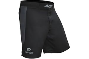 AQF Spodenki Combat MMA UFC Cage Walczący Siłownia Do Kickboxingu Krótkie Spodenki Treningowe Z 4-Kierunkowym Stretchem I Odprowadzaniem Wilgoci