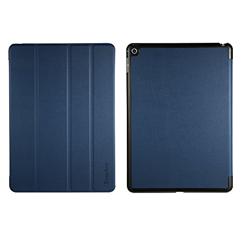 iPad Air 2 Hülle, EasyAcc Ultra Slim Cover Schutzhülle Bumper Lederhülle mit Standfunktion / Auto Sleep Wake Up Funktion für iPad Air 2 2014 Modell Number A1566/ A1567 – Dunkelblau, Ultra Slim - 8