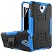 Produktbild betterfon | Outdoor Handy Tasche Hybrid Case Schutz Hülle Panzer TPU Silikon Hard Cover Bumper für ZTE Blade A510 Blau