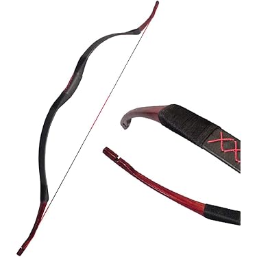 Ensemble arc et flèches incurvé 30-70 lb pratique adulte tir à l'arc droit