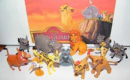 Disney The Lion Guard Deluxe Party Favors Goody Bag Fillers Set of 13 Figures with the 5 Lion Guard Figures, Princess Kiara, King Simba, Pumon, Simon and More! by Lion Guard