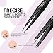 Nail Clippers Set Tweezers Set, LiSmile High Precision Stainless Steel Slanted Pointed Tweezers and Fingernail Toenail Clippers Set with Leather Travel Case for Eyebrow Plucking and Nail Trimming