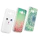 Produktbild Samsung Galaxy J3 Hülle, Pincenti TPU Case Ultra Dünn Schutzhülle Hübsches Bild Weiche Flexible Silikon-Gummi Tasche Anti-Kratzer Schützende Abdeckung Cover in Blüte Totem-Blume Weiße Katze für Samsung Galaxy J3(2016 Edition)(3pics)
